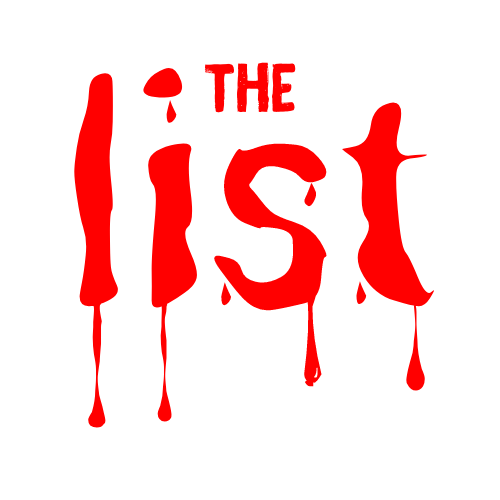 THE list logo red on white